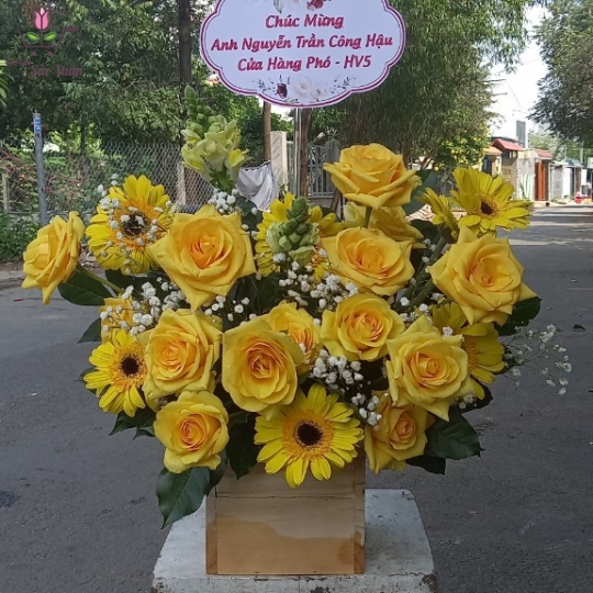 giỏ hoa