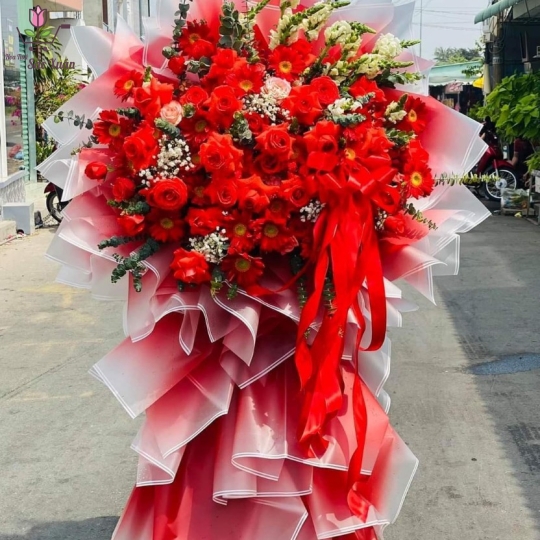 MẪU HOA KHAI TRƯƠNG 1