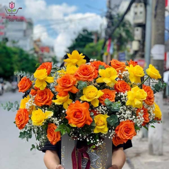 giỏ hoa