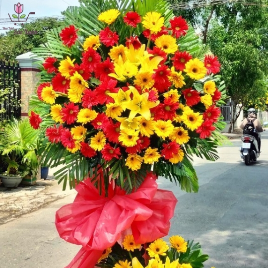 MẪU HOA CHÚC MỪNG 2 