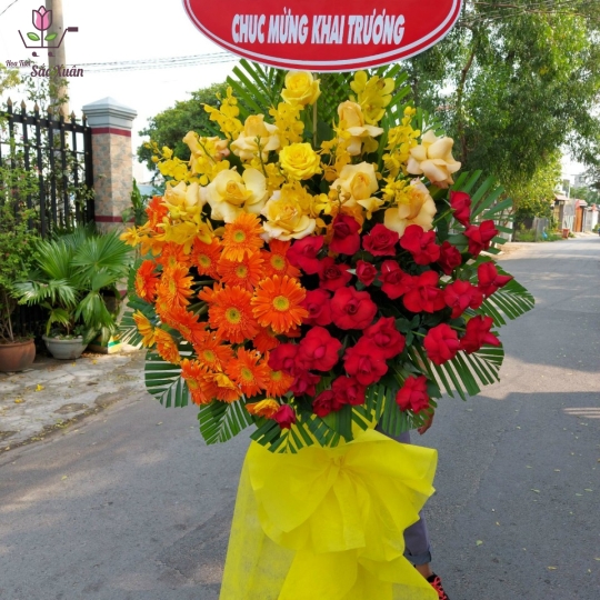 MẪU HOA CHÚC MỪNG 4 