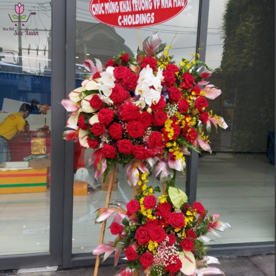 MẪU HOA CHÚC MỪNG 3