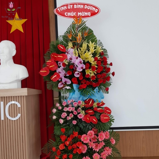 MẪU HOA CHÚC MỪNG 1